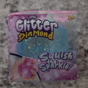 Glitter Diamond Squish the Sparkle! Toy - Blue